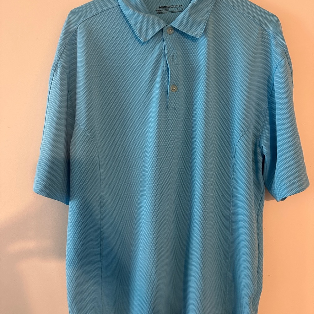 Nike Light Blue Golf Polo (L)